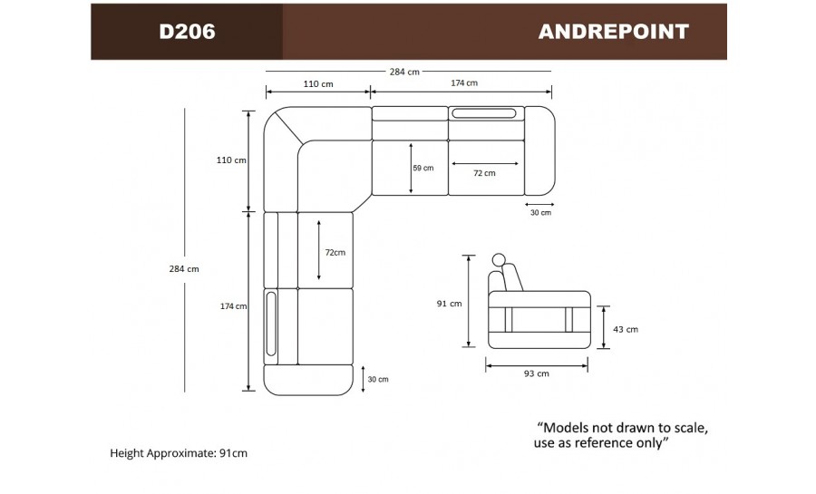 Andrepont - Leather Sofa Lounge Set